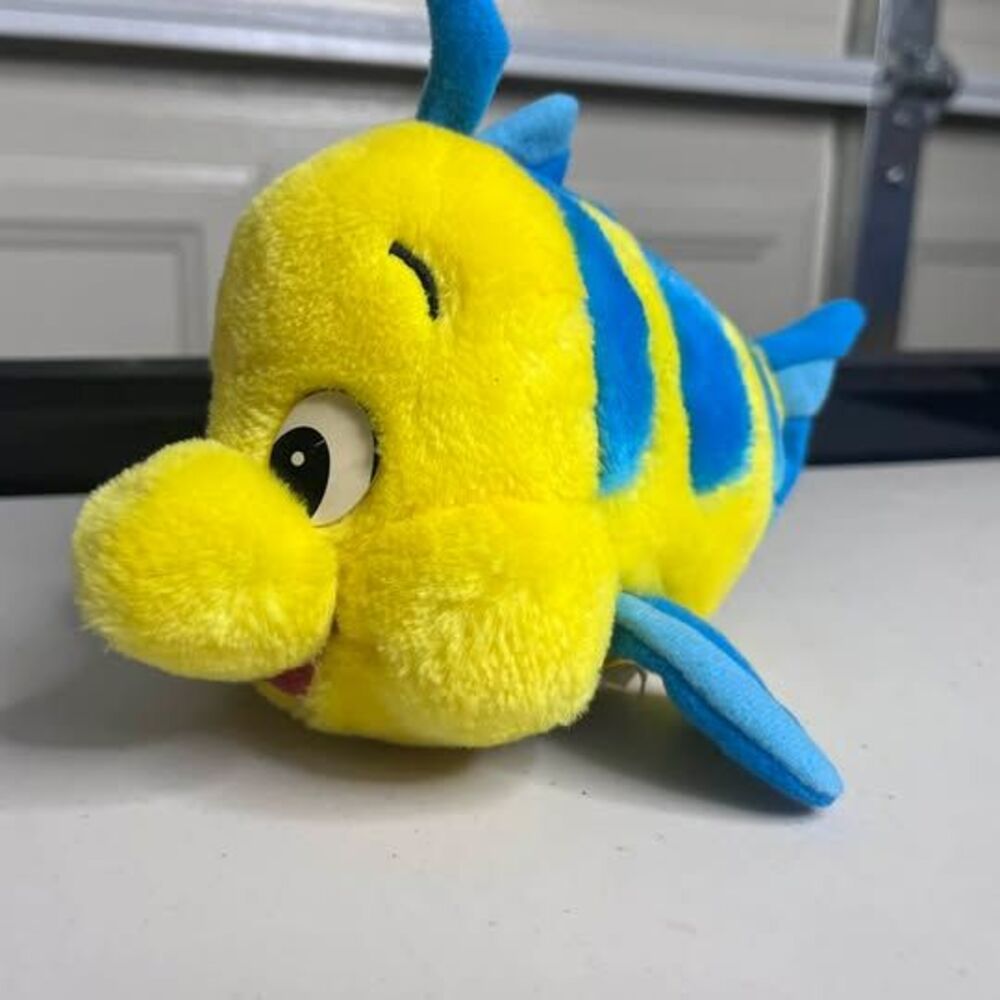 Disney The Little Mermaid Flounder Plush 6in